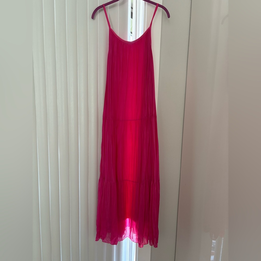 Long summer dress made in Italy Italy size L